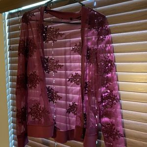 See through jacket, perfect for using over a cami!